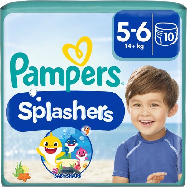 Pampers Pampers Splashers 5-6 plavalne plenice 14+ kg 10 kos