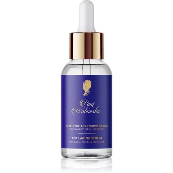 Pani Walewska Pani Walewska Anti-Aging Face serum serum proti staranju kože za obraz, vrat in dekolte 30 ml