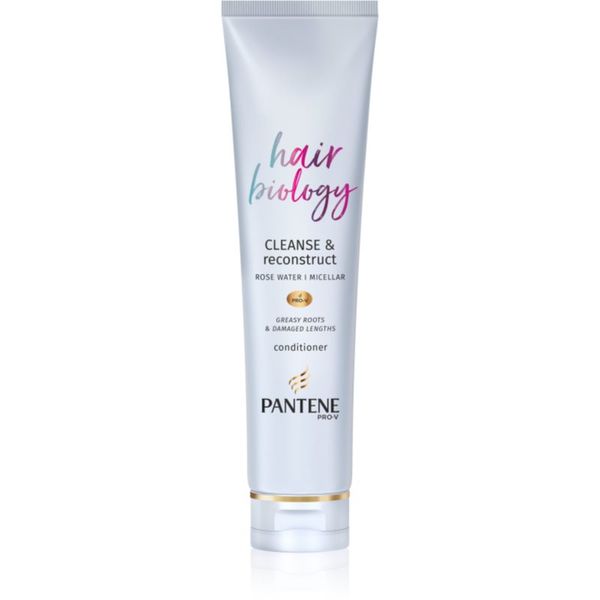 Pantene Pantene Hair Biology Cleanse & Reconstruct balzam za mastne lase 160 ml
