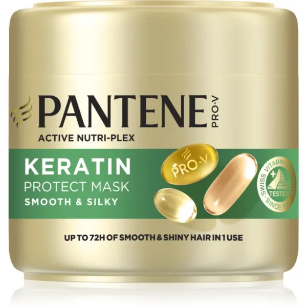 Pantene Pantene Pro-V Active Nutri Plex Smooth & Silky maska za sijaj in mehkobo las 300 ml