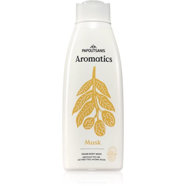 PAPOUTSANIS PAPOUTSANIS Aromatics Musk gel za prhanje za telo 650 ml