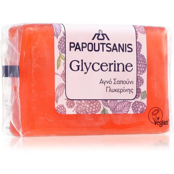 PAPOUTSANIS PAPOUTSANIS Glycerine Red trdo milo za telo 125 g