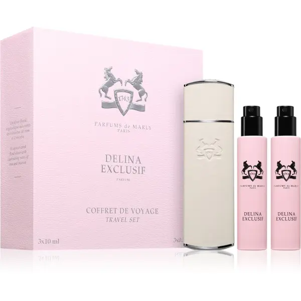 Parfums De Marly Parfums De Marly Delina Exclusif Travel Set Potovalni set z etuijem za ženske