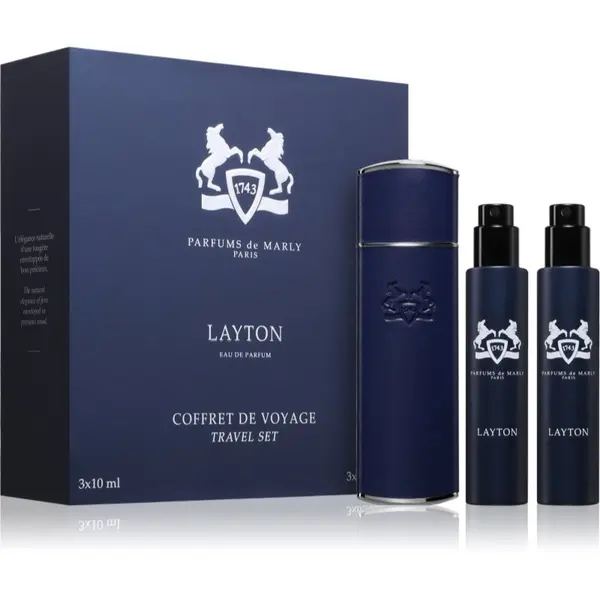Parfums De Marly Parfums De Marly Layton Travel Set Potovalni set z etuijem za moške