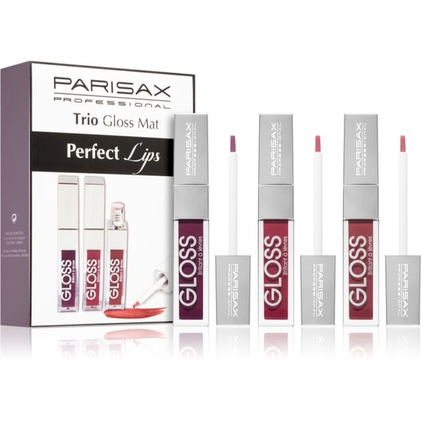 Parisax Parisax Perfect Lips Trio set sijajev za ustnice Mat