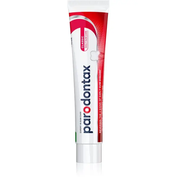 Parodontax Parodontax Classic zobna pasta proti krvavitvi dlesni brez fluorida 75 ml