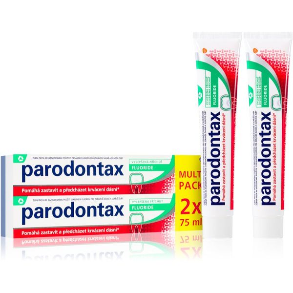 Parodontax Parodontax Fluoride zobna pasta proti krvavitvi dlesni 2x75 ml