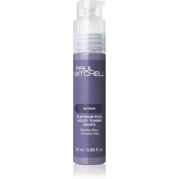 Paul Mitchell Paul Mitchell Platinum Plus Violet Toning Drops kapljice za nevtralizacijo rumenih odtenkov 25 ml