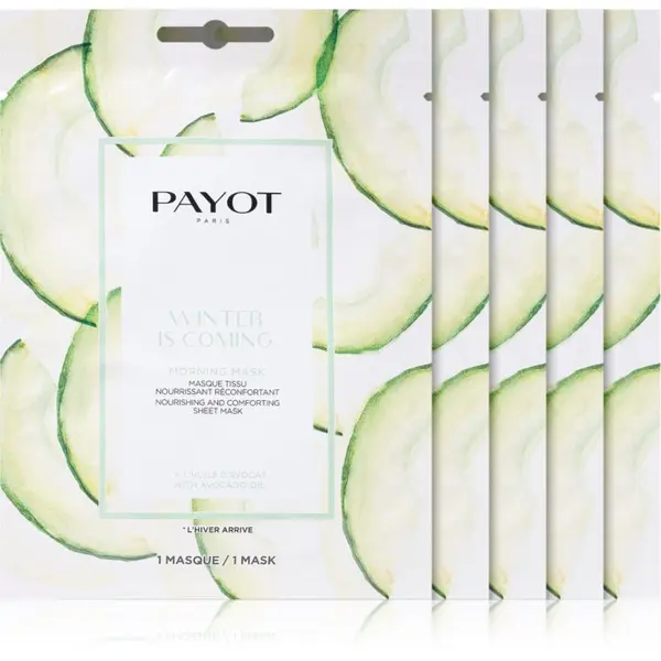 Payot Payot Morning Mask Winter is Coming hranilna tekstilna maska 5 kos