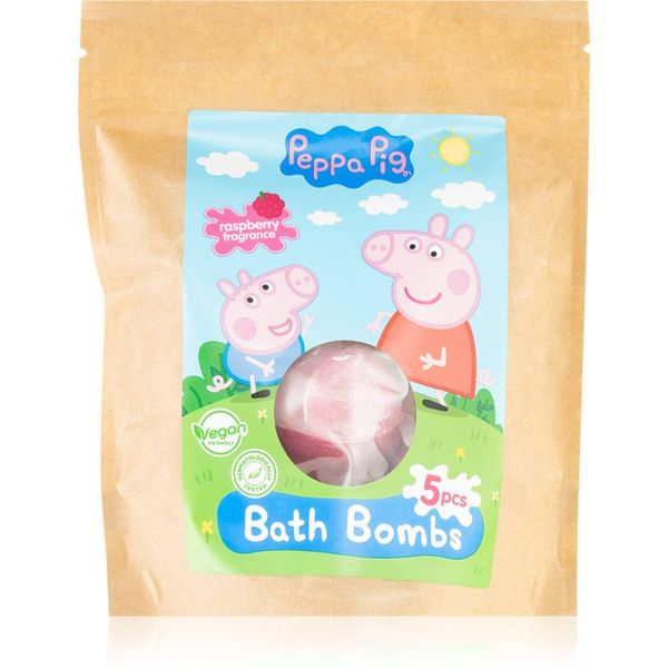 Peppa Pig Peppa Pig Bath Bombs šumeča kopalna kroglica 5x50 g