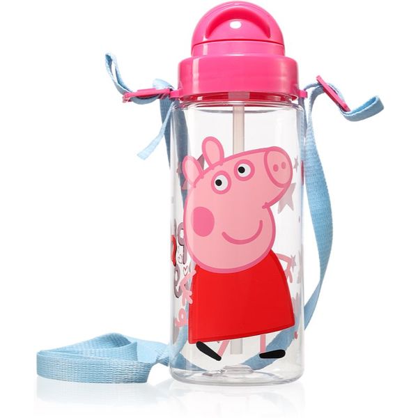 Peppa Pig Peppa Pig Tritan Bottle With Strap posoda za vodo za otroke 500 ml