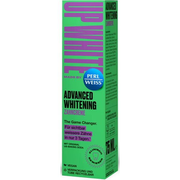 Perl Weiss Perl Weiss Up White Advanced Whitening zobna pasta za beljenje zob 75 ml