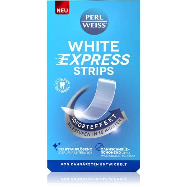 Perl Weiss Perl Weiss White Strips Express belilni trakovi 4 kos