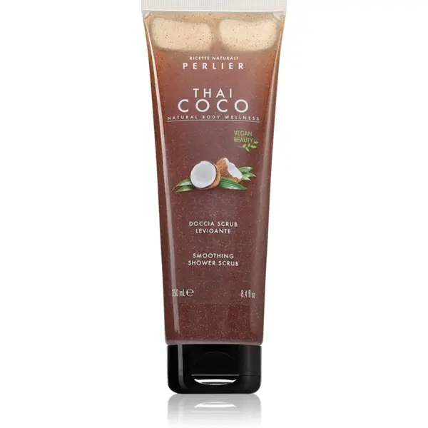 Perlier Perlier Thai Coco Smoothing Shower Scrub piling za telo 250 ml