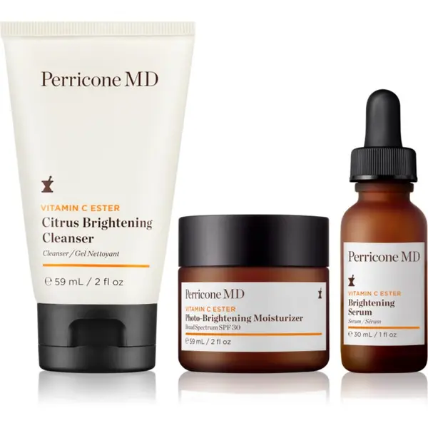 Perricone MD Perricone MD Vitamin C Ester Brightening Trio darilni set z vitaminom C