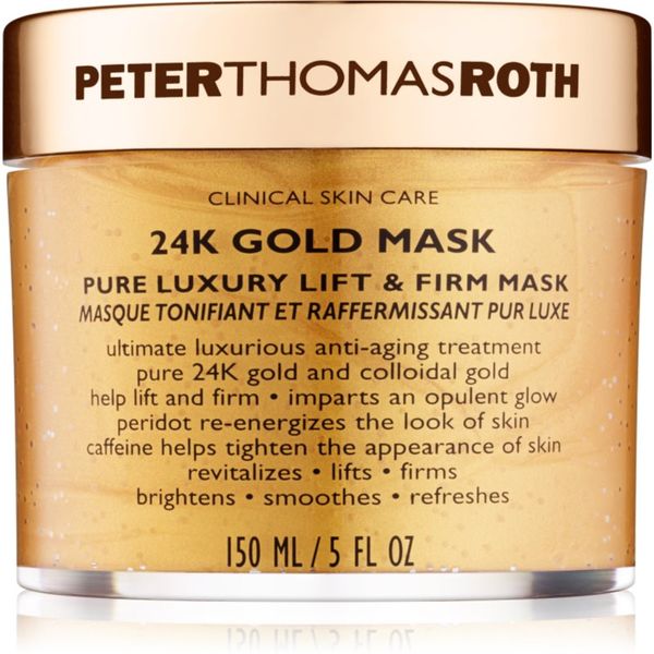 Peter Thomas Roth Peter Thomas Roth 24K Gold Mask luksuzna učvrstitvena maska za obraz z učinkom liftinga 150 ml