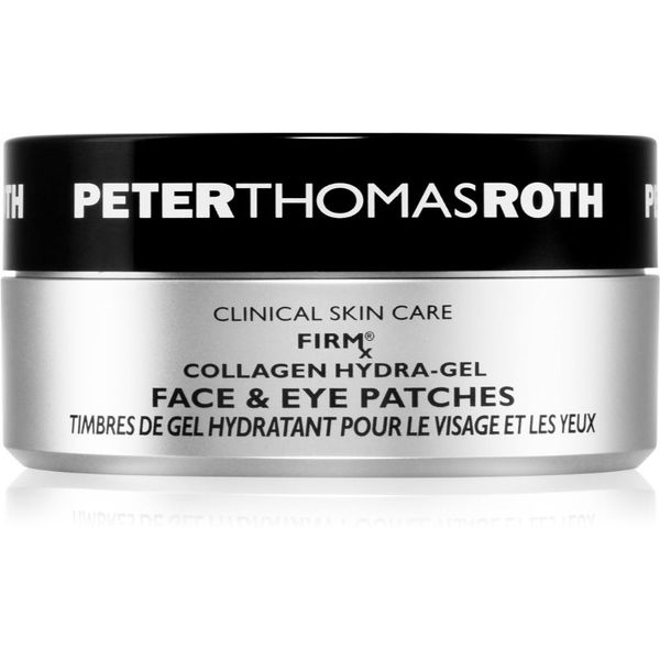 Peter Thomas Roth Peter Thomas Roth FIRMx Collagen Hydra-Gel Eye & Face Patches vlažilne gelaste blazinice za obraz in predel okoli oči 90 kos