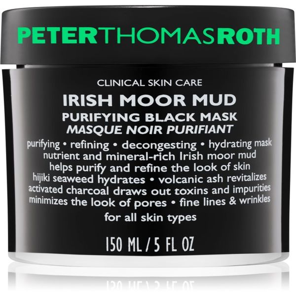 Peter Thomas Roth Peter Thomas Roth Irish Moor Mud Mask črna čistilna maska 150 ml
