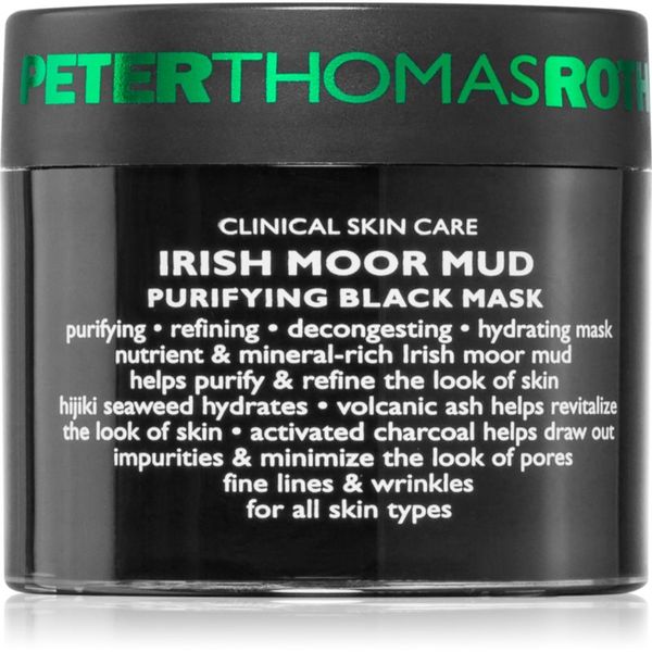 Peter Thomas Roth Peter Thomas Roth Irish Moor Mud Purifying Black Mask črna čistilna maska 50 ml