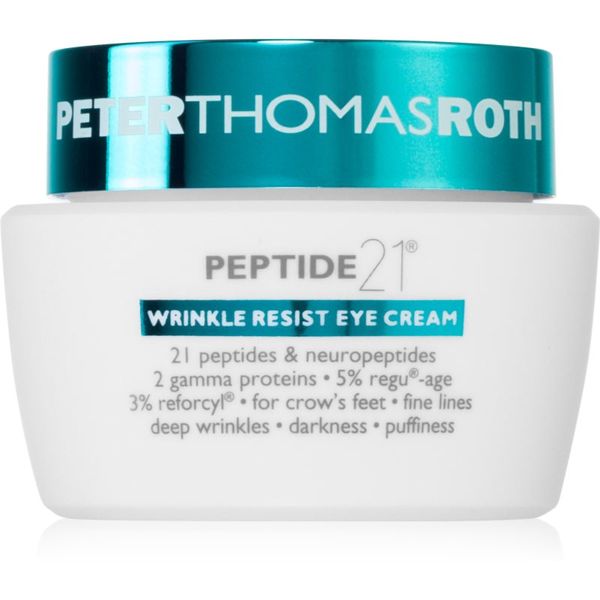 Peter Thomas Roth Peter Thomas Roth Peptide 21 Wrinkle Resist Eye Cream krema za predel okoli oči proti gubam 15 ml