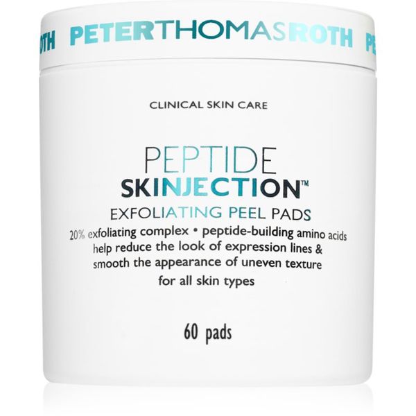 Peter Thomas Roth Peter Thomas Roth Peptide Skinjection Exfoliating Peel Pads eksfoliacijske blazinice z gladilnim učinkom 60 kos
