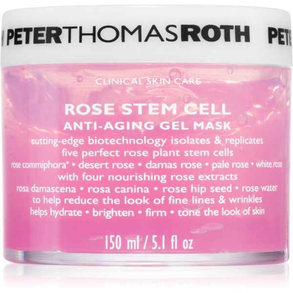 Peter Thomas Roth Peter Thomas Roth Rose Stem Cell Anti-Aging Gel Mask vlažilna maska z gelasto teksturo 150 ml