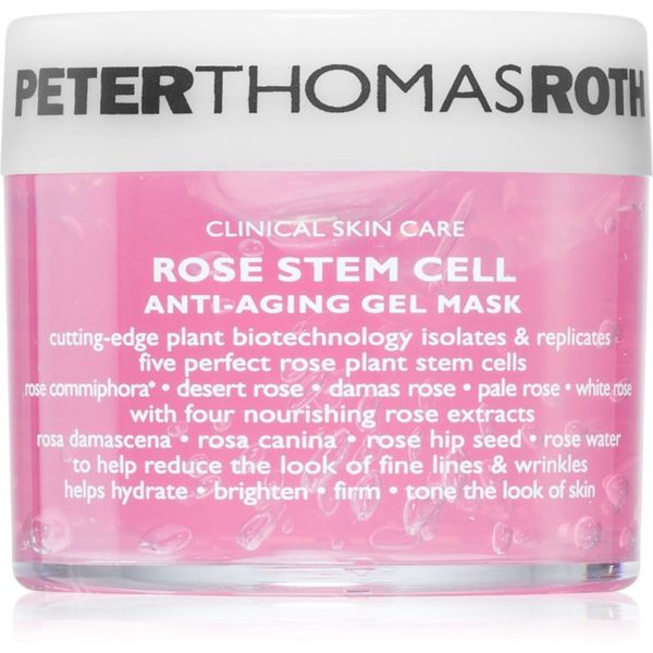 Peter Thomas Roth Peter Thomas Roth Rose Stem Cell Anti-Aging Gel Mask vlažilna maska z gelasto teksturo 50 ml