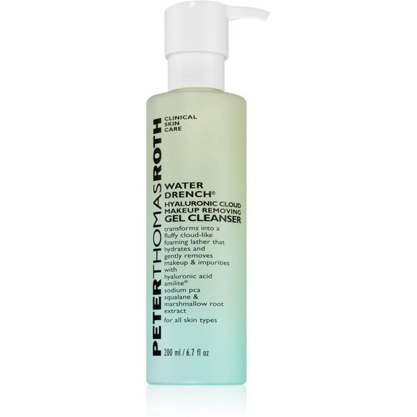 Peter Thomas Roth Peter Thomas Roth Water Drench Hyaluronic Cloud Gel Cleanser čistilni gel za odstranjevanje ličil 200 ml