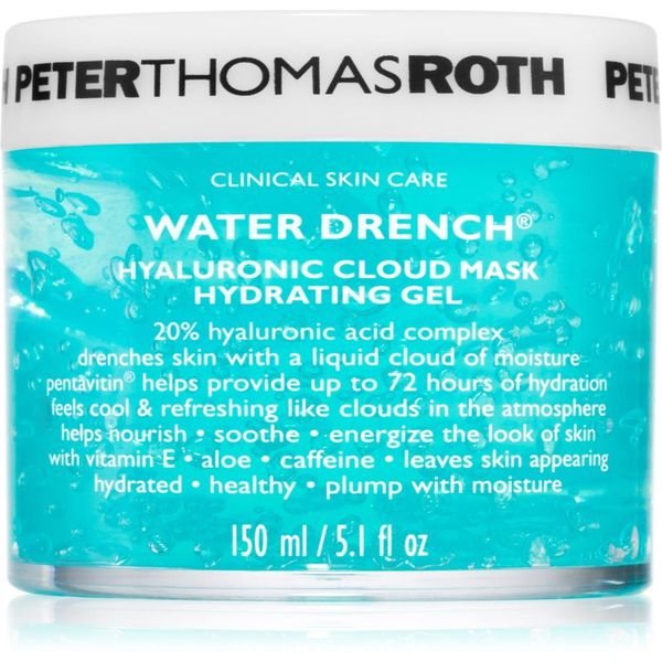 Peter Thomas Roth Peter Thomas Roth Water Drench Hyaluronic Cloud Mask Hydrating Gel vlažilna gel maska s hialuronsko kislino 150 ml