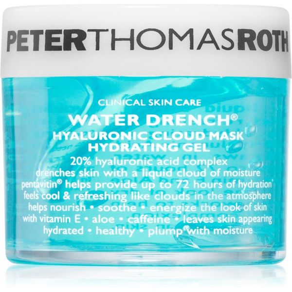 Peter Thomas Roth Peter Thomas Roth Water Drench Hyaluronic Cloud Mask Hydrating Gel vlažilna gel maska s hialuronsko kislino 50 ml