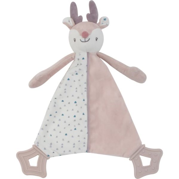 Petite&Mars Petite&Mars Cuddle Cloth with Teether ninica z grizljajočim delom Deer Suzi 1 kos