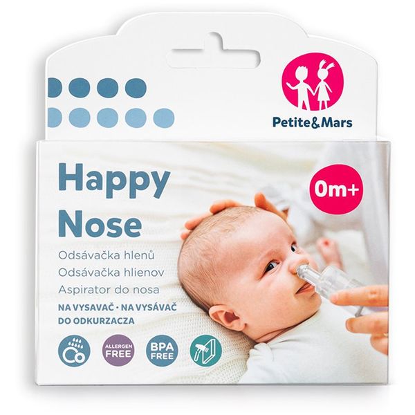 Petite&Mars Petite&Mars Happy Nose aspirator za čiščenje nosu 0 m+ 1 kos