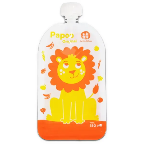 Petite&Mars Petite&Mars Papoo vrečka za hrano Lion 6x150 ml