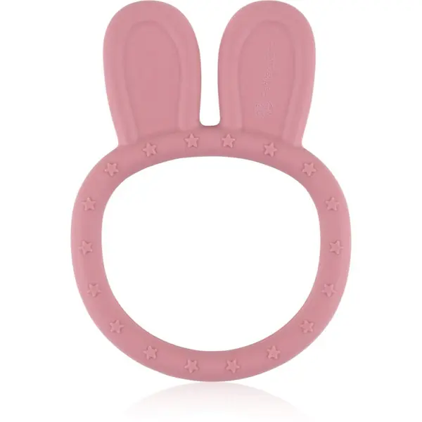 Petite&Mars Petite&Mars Silicone teether Bunny 0m+ grizalo Dusty Rose 1 kos