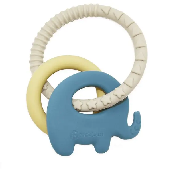 Petite&Mars Petite&Mars Silicone teether grizalo Elefi 0 m+ 1 kos
