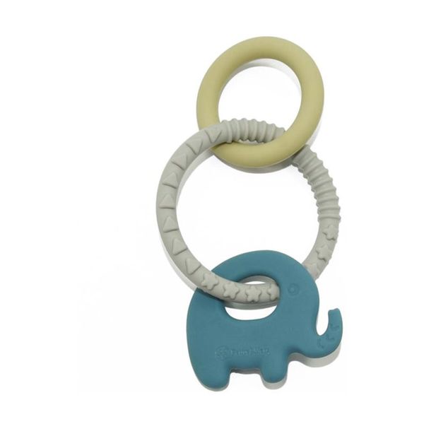 Petite&Mars Petite&Mars Silicone teether grizalo Elefi 0 m+ 1 kos