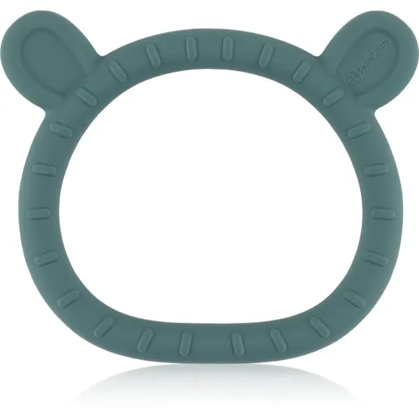 Petite&Mars Petite&Mars Silicone teether Teddy grizalo za otroke od rojstva Misty Green 1 kos