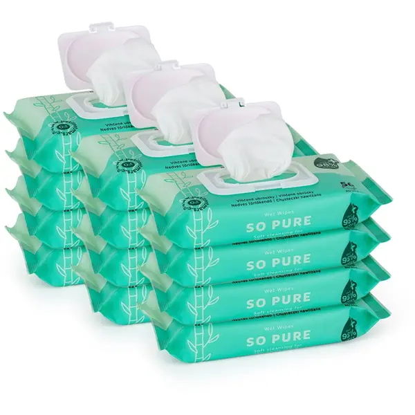 Petite&Mars Petite&Mars So Pure vlažni robčki za otroke 12x56 kos