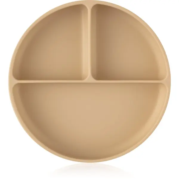 Petite&Mars Petite&Mars Take&Match 6m+ deljeni krožnik okrogla Desert Sand 1 kos