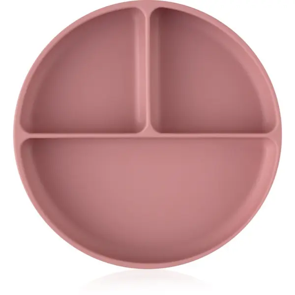 Petite&Mars Petite&Mars Take&Match 6m+ deljeni krožnik okrogla Dusty Rose 1 kos
