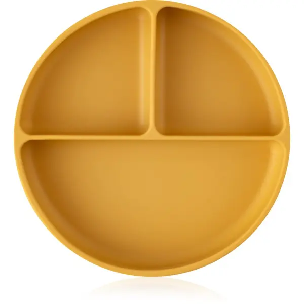 Petite&Mars Petite&Mars Take&Match 6m+ deljeni krožnik okrogla Intense Ochre 1 kos