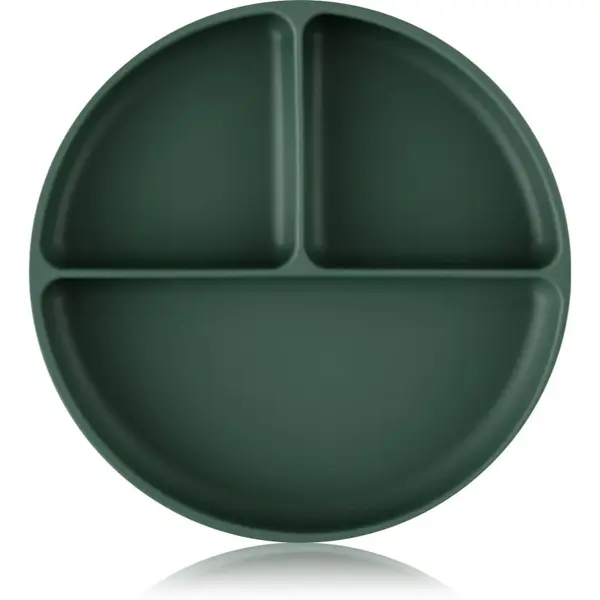 Petite&Mars Petite&Mars Take&Match 6m+ deljeni krožnik okrogla Misty Green 1 kos