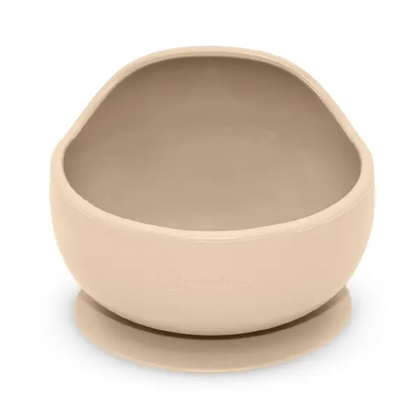 Petite&Mars Petite&Mars Take&Match Silicone Bowl skledica s priseskom Desert Sand 6 m+ 360 ml