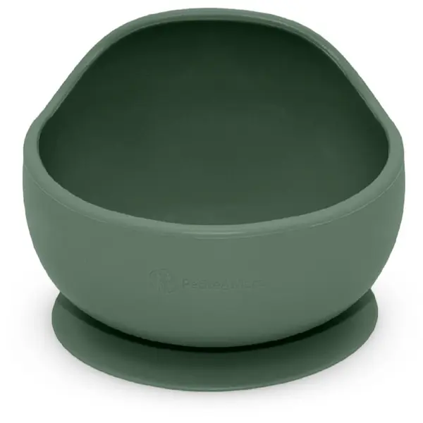 Petite&Mars Petite&Mars Take&Match Silicone Bowl skledica s priseskom Misty Green 6 m+ 360 ml