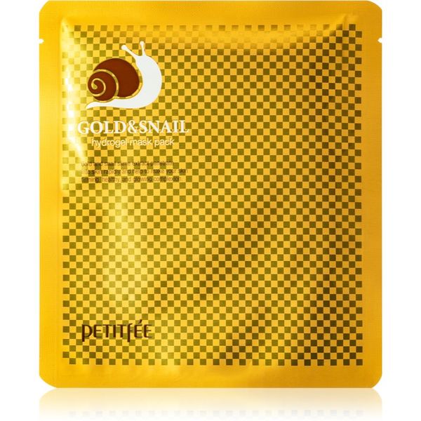 Petitfée Petitfée Gold & Snail intenzivna hidrogelna maska s polžjim ekstraktom 30 g