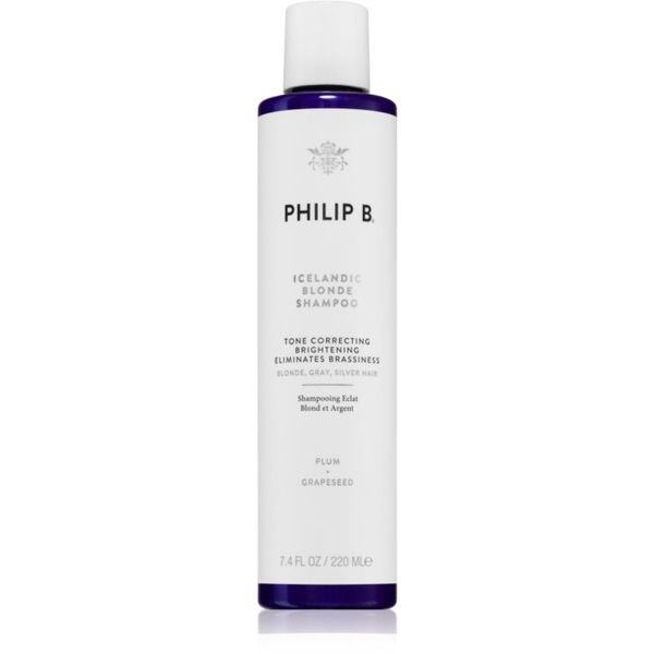 Philip B. Philip B. Icelandic Blonde šampon za blond in sive lase 220 ml