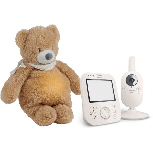 Philips Avent Philips Avent Baby Monitor SCD891/26+NATTOU Sleepy Bear Pale Brown darilni set 0 m+(za dojenčke)