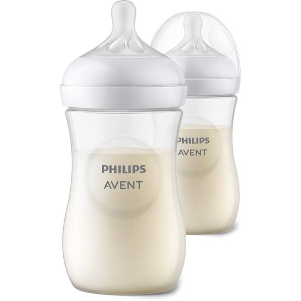 Philips Avent Philips Avent Natural Response Baby Bottle steklenička za dojenčke 1 m+ 2x260 ml