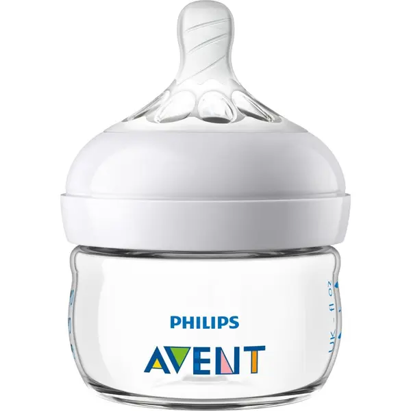Philips Avent Philips Avent Natural SCF039/17 steklenička za dojenčke First Flow, 0 m 60 ml