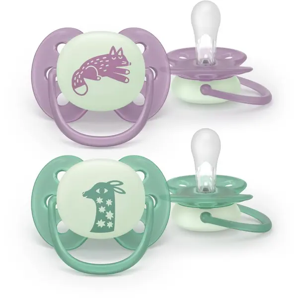 Philips Avent Philips Avent Ultrasoft Night SCF094/04 6-18m duda Neutral 2 kos